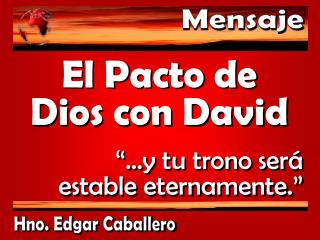 El Pacto de Dios con David