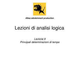 Lezioni di analisi logica