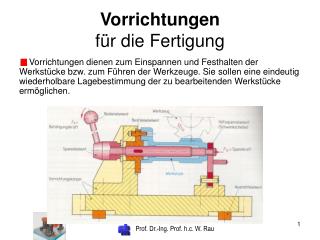 Vorrichtungen für die Fertigung