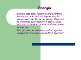 Energia