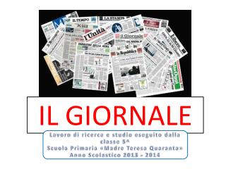 IL GIORNALE