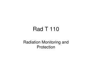 Rad T 110