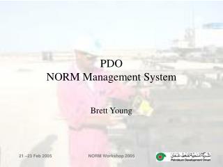 PDO NORM Management System