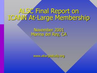 ALSC Final Report