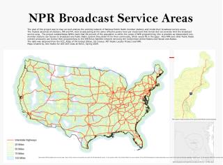 NPR Broadcast Service Areas