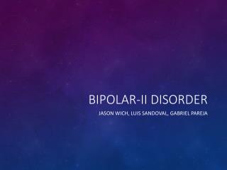 Bipolar-II Disorder