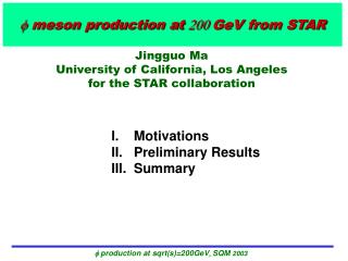f meson production at 200 GeV from STAR