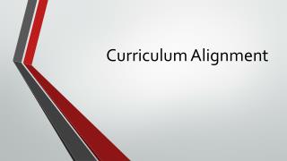 Curriculum Alignment
