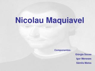 Nicolau Maquiavel