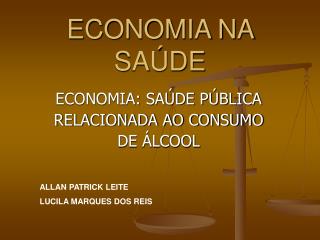 ECONOMIA NA SAÚDE