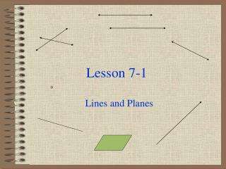 Lesson 7-1