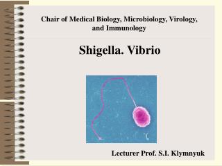 C hair of Medical Biology, M icrobiology, V irology, and I mmunology