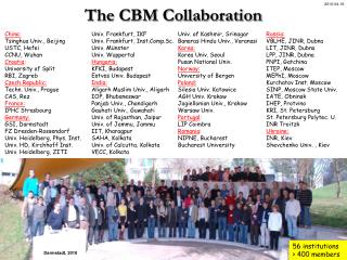 The CBM Collaboration