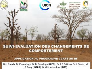 SUIVI-EVALUATION DES CHANGEMENTS DE COMPORTEMENT APPLICATION AU PROGRAMME CCAFS AU BF