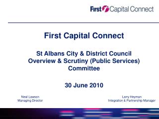 First Capital Connect St Albans City &amp; District Council