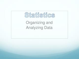 Statistics