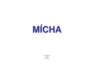 MÍCHA