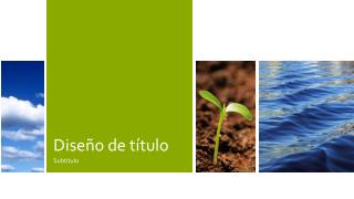 Diseño de título