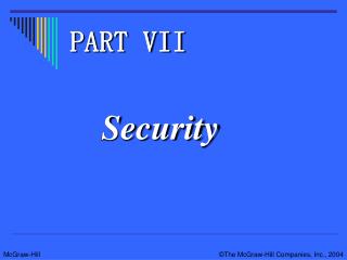 Security