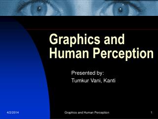 Graphics and Human Perception