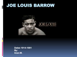 Joe Louis Barrow