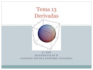 Tema 13 Derivadas