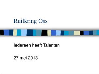 Ruilkring Oss