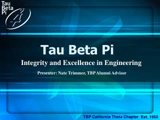 Tau Beta Pi