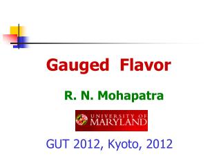 Gauged Flavor