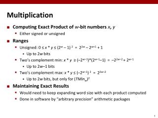 Multiplication