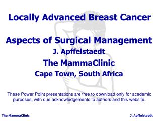 Locally Advanced Breast Cancer