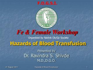 Fe &amp; Female Workshop