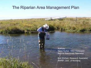 The Riparian Area Management Plan