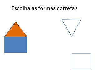 Escolha as formas corretas