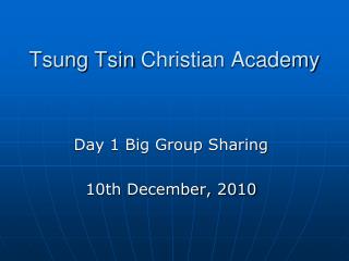 Tsung Tsin Christian Academy