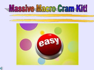Massive Macro Cram Kit!