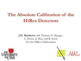 The Absolute Calibration of the HiRes Detectors