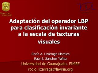 Adaptación del operador LBP para clasificación invariante a la escala de texturas visuales