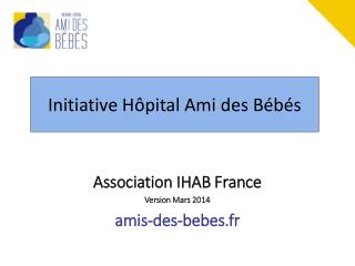 Initiative Hôpital Ami des Bébés