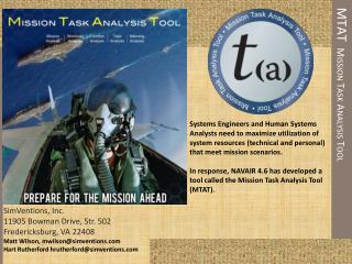 MTAT Mission Task Analysis Tool