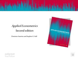 Applied Econometrics Second edition