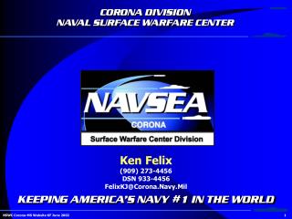 NSWC Corona-MS Website KF June 2002