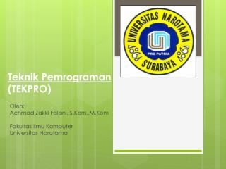 Teknik Pemrograman (TEKPRO)