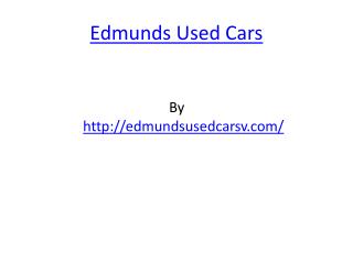 Edmunds Used Cars