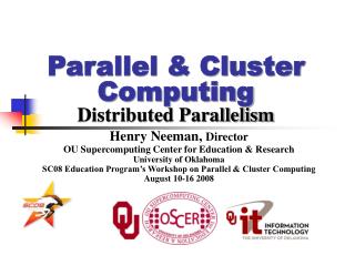 Parallel &amp; Cluster Computing Distributed Parallelism