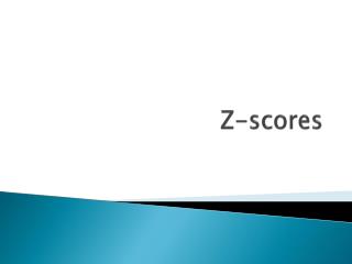 Z-scores