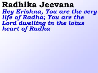 Devaki Nandana You are the loving Son of mother Devaki