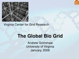 The Global Bio Grid