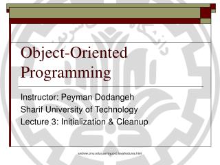 Object-Oriented Programming