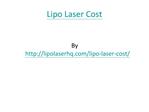 Lipo Laser Cost